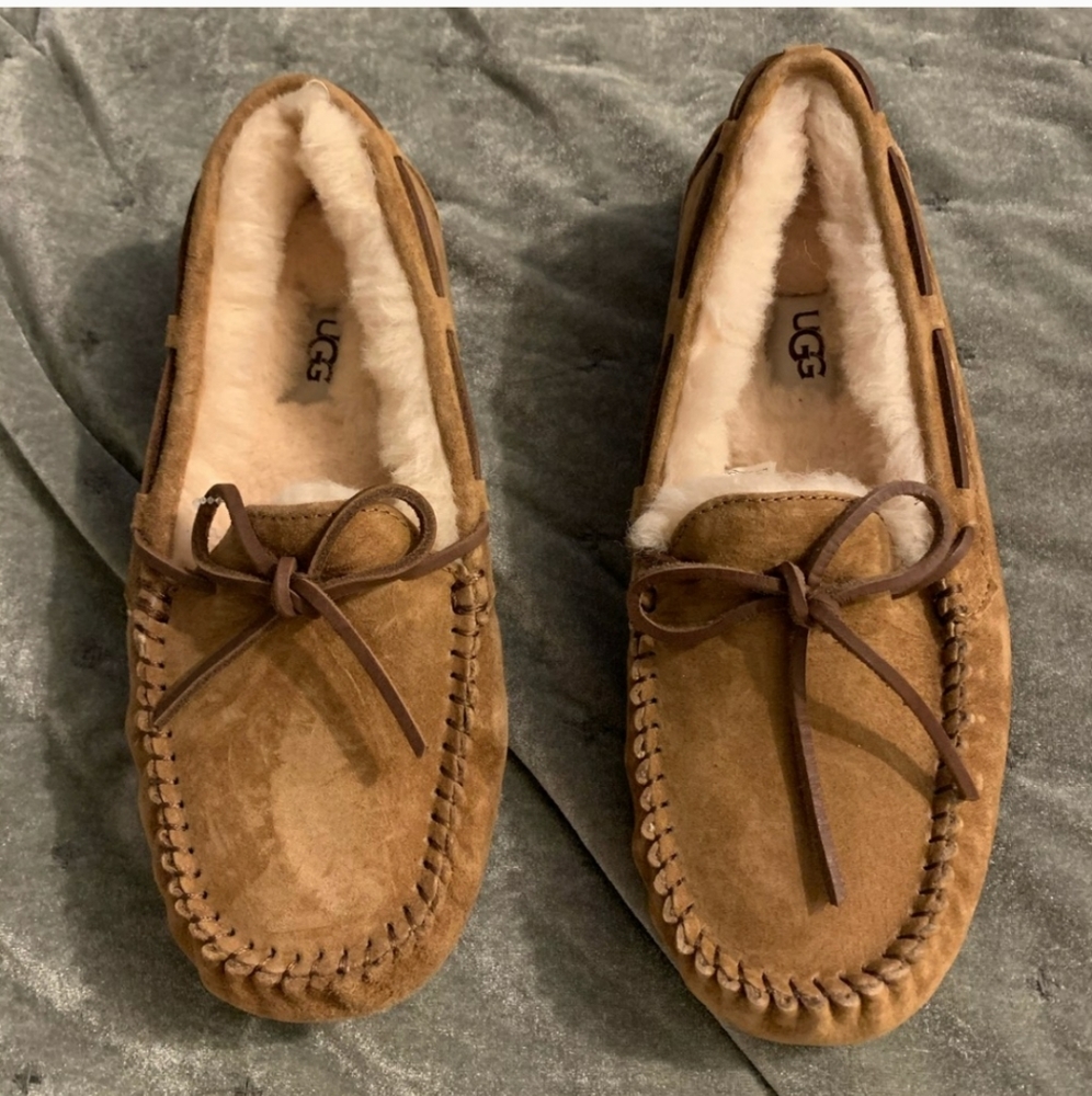 New UGG Suede Sherling Slipper - Picture 6 of 6